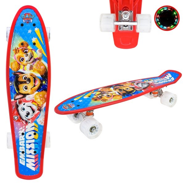 Пенні борд  арт. PP2504  Paw Patrol 56*15 см, колеса PU світло 56х15х13 см (шт.)