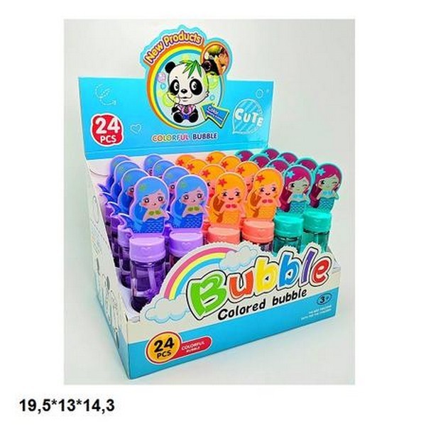 Мильні бульбашки 35мл 1528 русалка 3кол.24шт.в кор.19,5*13*14,3 /18/432/ (шт.)