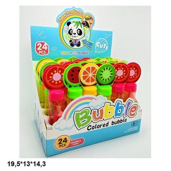 Мильні бульбашки 35мл 1583 фрукти 4в.24шт.в кор.19,5*13*14,3 /18/432/ (шт.)