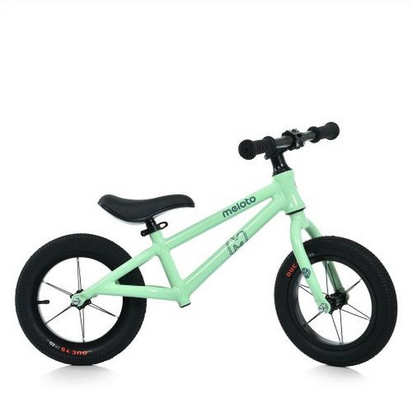 Біговел дитячий 12 д. MBB 1045-12-2 (1шт) 2 колеса гума,алюм.рама,м'ятний (шт.)