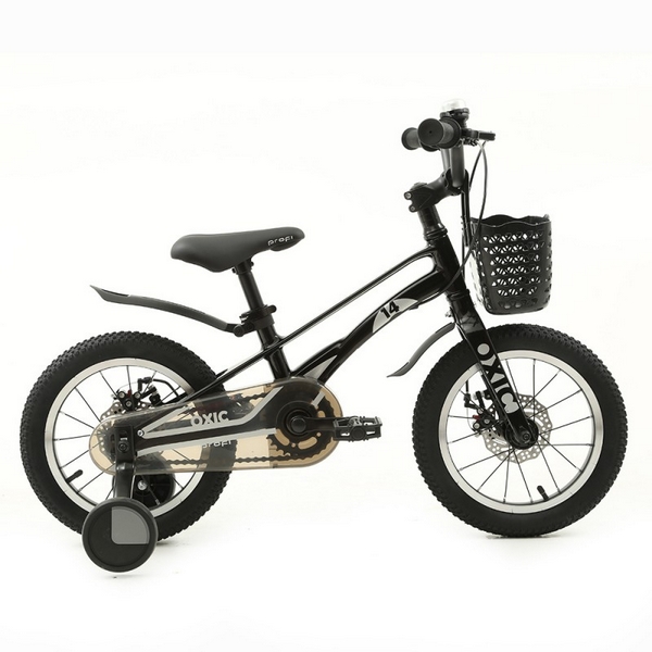 Велосипед дитячий 14д. PROF1 MB 14OXIC BLACK (1шт) OXIC,SKD85,магнієва рама,вилка,алюм.кермо,виніс,о (шт.)