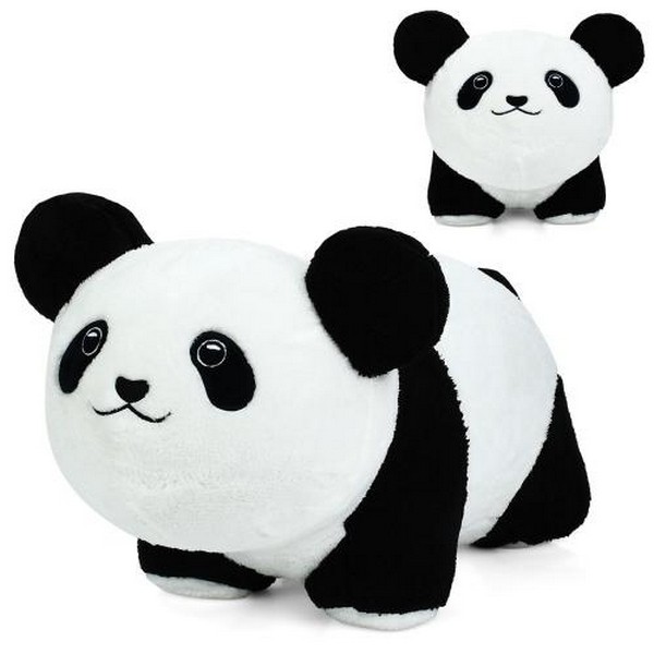 Стрибуни-тварини MS 4490 (10шт) панда, ПВХ, плюш/застібка-блискавка, 1450-1500г, у пакеті, 24-27-13с (шт.)