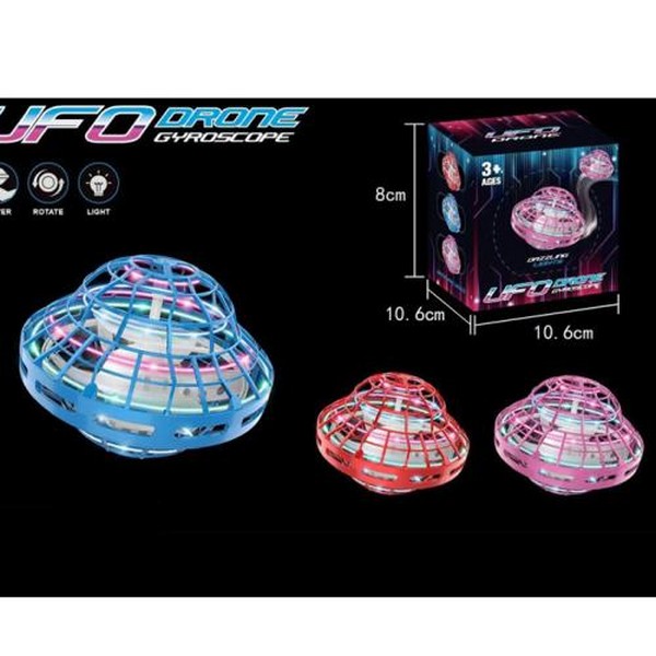 Гра M2 (36шт) літаюча тарілка, НЛО, UFO, пульт, 9,3см, реагує на руку, світло, акум, USBзарядне, 3 к (шт.)