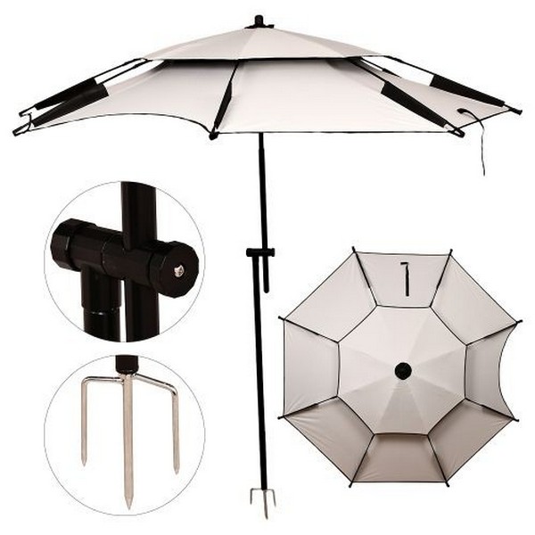 Парасолька садова регульована антивітер з нахилом 2м MH-5470BG (14шт) (шт.)