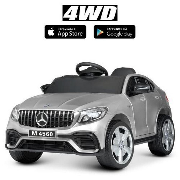 Машина M 4560EBLRS-11 (1шт) радіок.,2,4G,4 мот. 45W,1акум. 12V9AH, MP3, USB, EVA, світло, шкір.сид., (шт.)