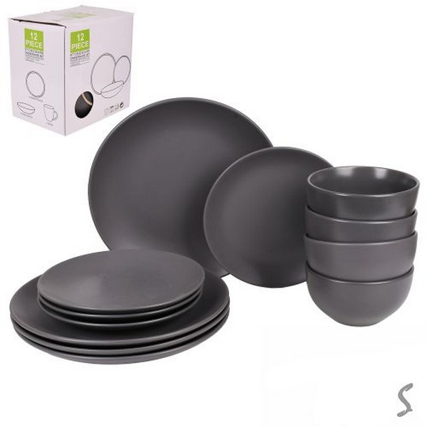 Набір столового посуду 12пр/наб (тарілка 26+21см, супниця 14см) MC5581-3 (2наб) (шт)