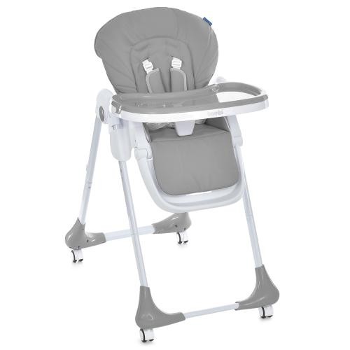 Стільчик M 3233L Dark Gray (1шт) для годування, 3 положення спинки та підніжки, 4колеса, корзинка, е (шт)