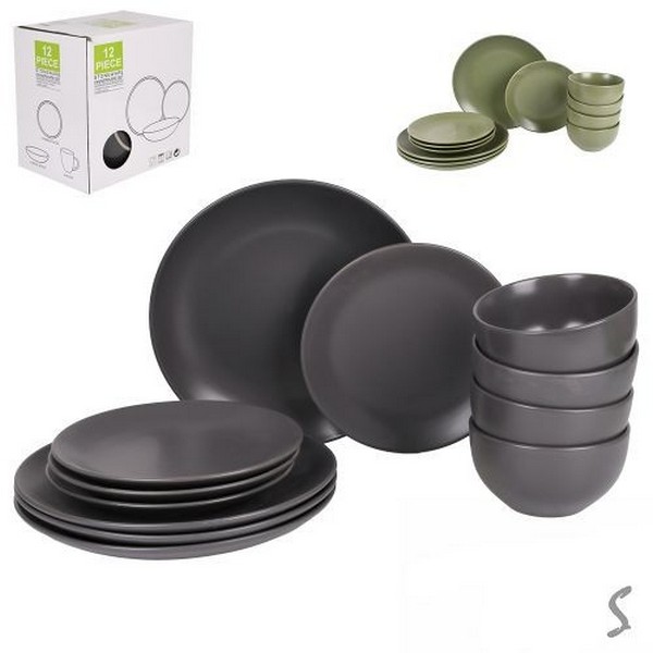 Набір столового посуду 12пр/наб (тарілка 26+20см, супниця 14см) MC5581-2 (2наб) (шт)