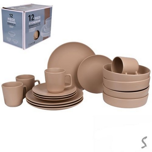 Набір столового посуду 16пр/наб (тарілка 26см, супниця 20см, чашка 420мл) MC5571 (2наб) (шт)