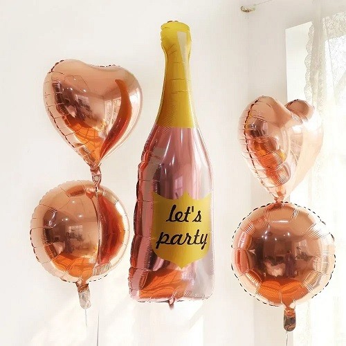 Набір фольгованих куль "Пляшка шампанського Let's Party" 
(05964) (шт)