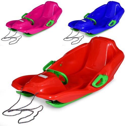 Льодянка MS 1726 (10шт) снігокат, 96-56-33,5см, мотузка, 3 кольори (шт)