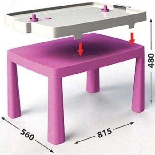 DOLONI Стіл дитячий+комплект для гри 04580/12 (шт)