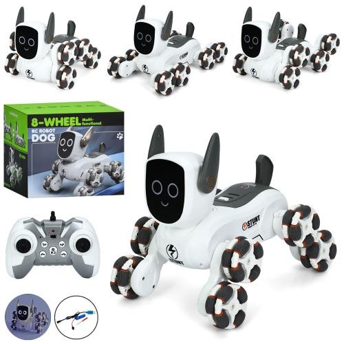 Тварина D891 (12шт) р/к2,4G, собака, 19,5см, акум, музика, світло, колеса-ролики, USBзарядне, в кор- (шт)