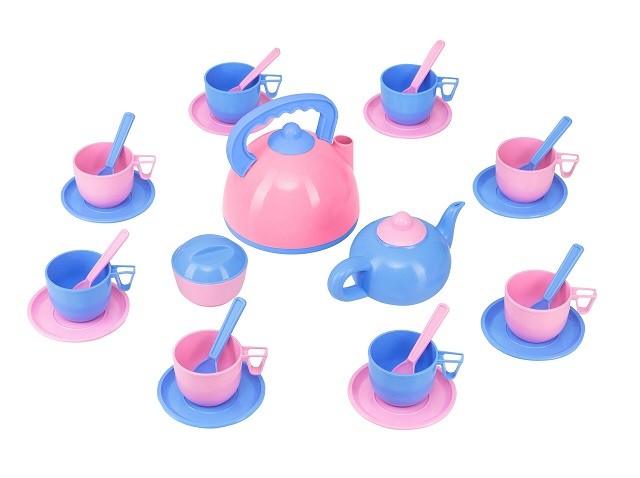 Набір посуду "Казкове чаювання"  30 предметів, арт. 4906, Набір дитячий, Бамсик (шт)
