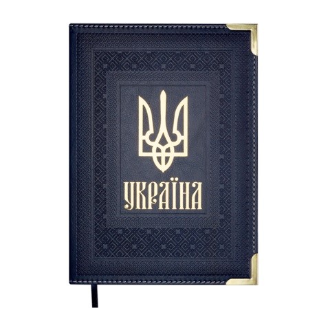 Щоденник недат. STATUT, A5, синій, штуч.шкіра/поролон, 336 стор BM.20480-02 (шт)