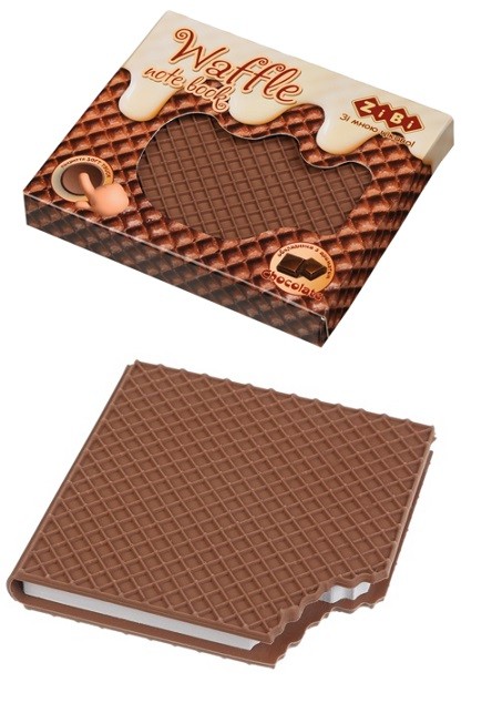 Блокнот WAFFLE, 90х90мм, 80 арк., нелінований, ароматизована Soft touch обкладинка, KIDS Line ZB.124 (шт)