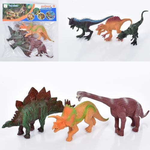 Фігурка HJ668-2B (96шт) динозавр,2види по 3шт,від 15см, у пакеті 21-21-3см (шт)