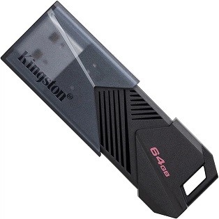 Флеш-накопичувач Kingston USB 3.2 DT Exodia Onyx 64GB Black (шт)