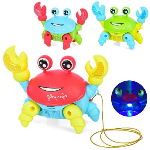 Музична іграшка 776-5 (90шт) краб, ш19см-в14см, музика, світло, ходить, мікс кольорів, на бат-ці, у (шт)