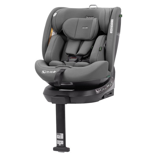 Автокрісло CARRELLO Octopus CRL-16002 Seashell Grey i-Size 40-150см ISOFIX, поворот, опор.стійка /1/ (шт)