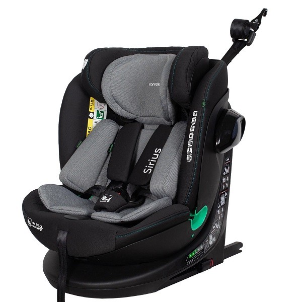 Автокрісло CARRELLO Sirius CRL-8808 Sky Grey i-Size 40-150см ISOFIX, поворот /1/ (шт)