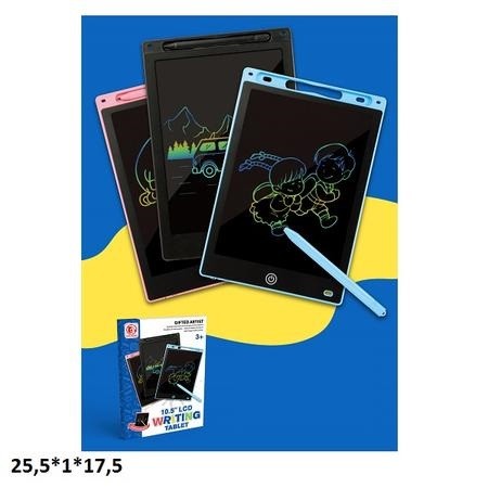 Планшет для малювання 6683 LCD Writing Tablet 10,5'' кольоровий 3кол.кор.25,5*1*17,5 /200/ (шт)
