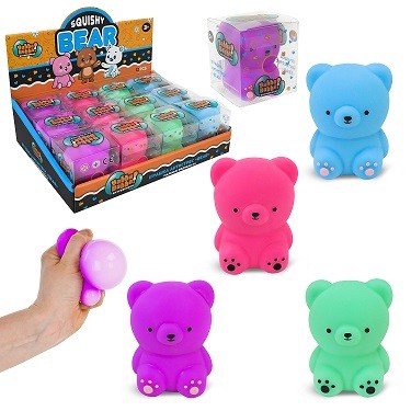 Антистрес YabbaDabba арт. YD2513 (96шт) ведмежата 4 кольори короб. 6*6*6см, дисплей 25*19*7см (шт)