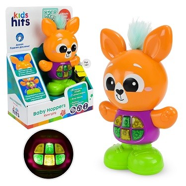 Муз розв.Чарівні звірята Kids Hits арт. KH11/001 (24шт)"Кенгуру", батар, вогники, вірші, мелодії, фр (шт)