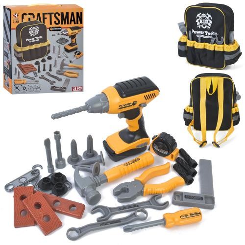 Набір інструментів T2050 (18шт) пила, 40см, звук, рухлива стрічка, на бат-ці, в кор-ці, 41,5-17,5-11 (шт)