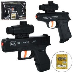 Пістолет 777B (72шт) 15см, водяні кулі, 2 види, в кор-ці, 18,5-14,5-3,5см (шт)