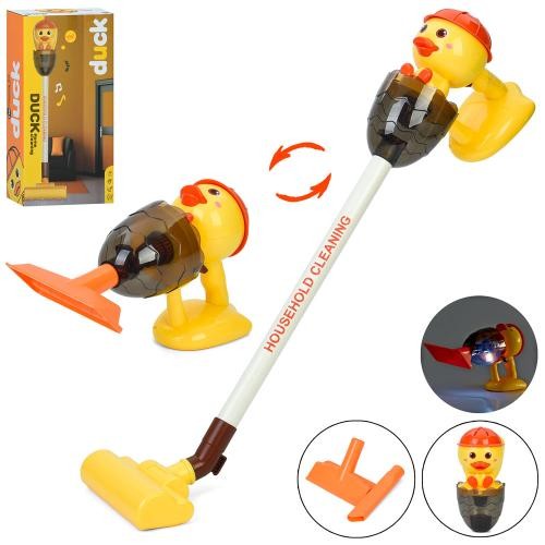 Пилосос HJ198A (18шт) 70см, каченя, музика, світло, на бат-ці, в кор-ці, 19,5-36,5-11см (шт)