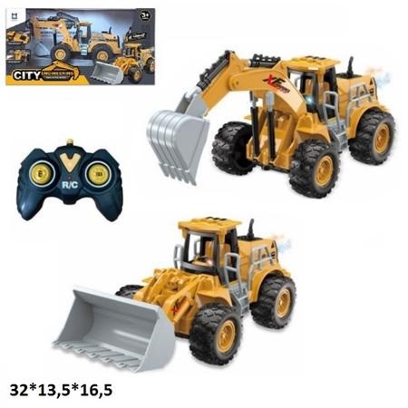 Р.К.Будтехніка CX383-1/4 екскаватор/бульдозер акум.USB.світ.дим.2в.кор.32*13,5*16,5 /36/ (шт)