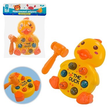 Логіка-стукалка арт. PL-725-32 (120шт/2) качка, в комплекті молоток,р-р 16*7*22,5см, пакет 25*7*31 с (шт)