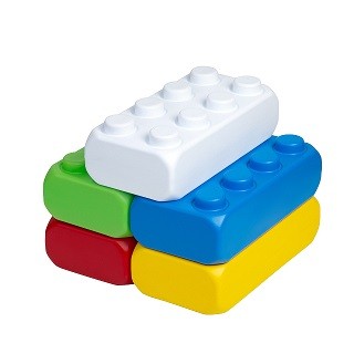 « Mega  Brick Bamsic №2» арт. 115/25. Набір дитячий,  Бамсик ( на 8 кнопок 5 штук) (шт)