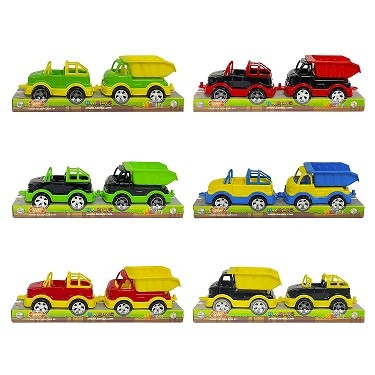 Mini Matiki  планшет 2 (вантажівка, позашляховик), арт 002/6, Набір дитячий, Бамсик (шт)