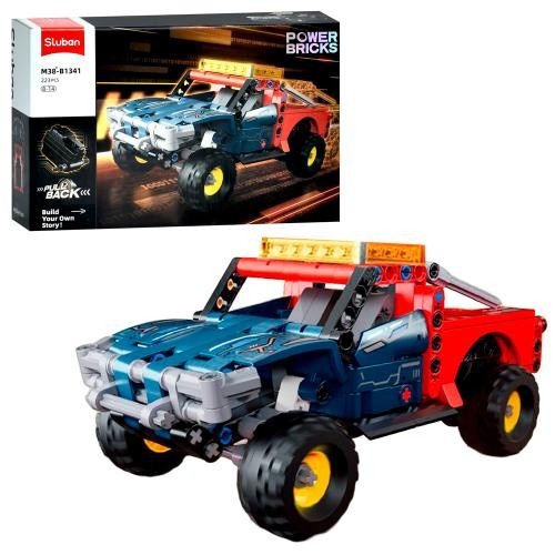 Конструктор SLUBAN M38-B1341 (24шт) авто серія, машина, 223дет, в кор-ці, 30-19-6,5см (шт)