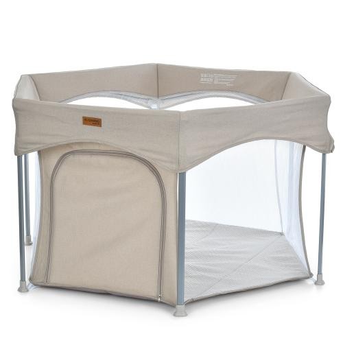 Манеж ME 1195 SWIFT 6 Beige (1шт) шестикут., дитячий, відкидн.бортик, вхід-змійка, бежевий (шт)
