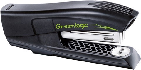 Степлер настільний GREENLOGIC, пластиковий, 25л., (скоби №24/6; 26/6), чорний MP.353411 (1/10/60шт) (шт)