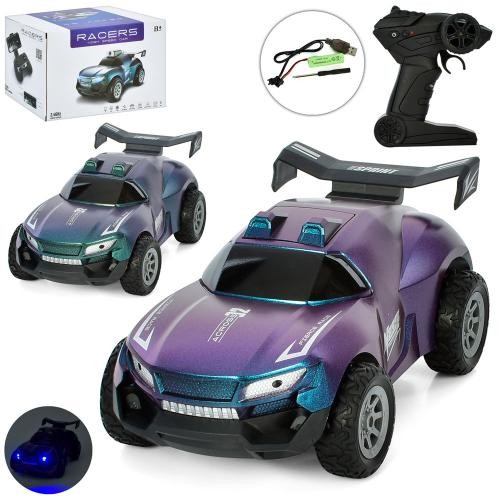 Машина 638 (12шт)21см,р/к,2,4G,акум,USB зарядне,гумові колеса,світло,2 кольори в кор-ці 23-14-14см (шт)