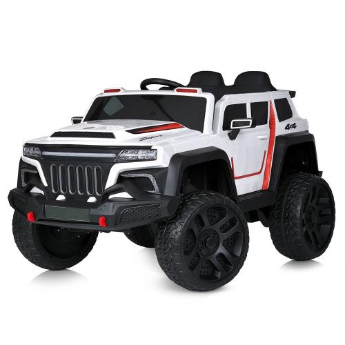 Машина M 5802EBLR-1 (1шт) 2,4G р/к,1акум12V12A, 4мотори45W, MP3, USB,колесаEVA, музика, світло, шкір (шт)