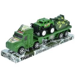 Трейлер 1888-16 (48шт) військовий, інер-я, 34см, джип10см, танк10см, у слюді, 36-13-9см (шт)