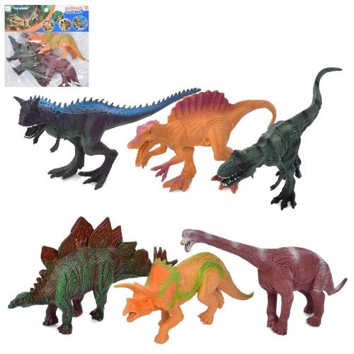 Фігурка HJ668-2B (48шт) динозавр,2види по 3шт,від 15см, у пакеті 21-21-3см (шт)
