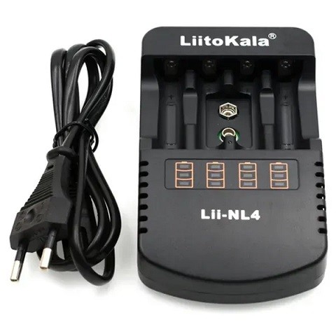 Зарядний пристрій  Liito Kala Liii-NL4 (4 універсальних, USB/AC input) /70/ (шт)