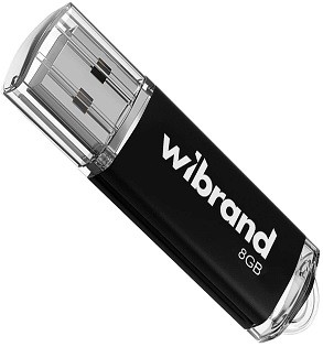 Флеш-накопичувач Flash Wibrand Cougar 8GB USB 2.0 Black (WI2.0/CU8P1B) (шт)