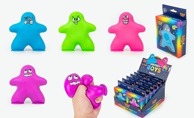 Антистрес YabbaDabba арт. YD2552 (72шт) 12 шт 4 кольори, р-р 10см, короб.10,5*3,5*15см, у дисплей бо (шт)