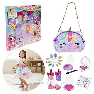 Набір косметики арт. ZR-54D (72шт/2)  помада, тіні, блискітки, лак для нігтів, нігті, наліпки, косме (шт)