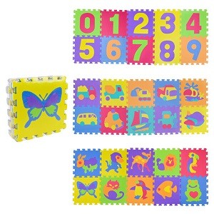 Пазли фомові EVA арт C9808 (12шт) 30*30 см 10 дет в плівці (шт)