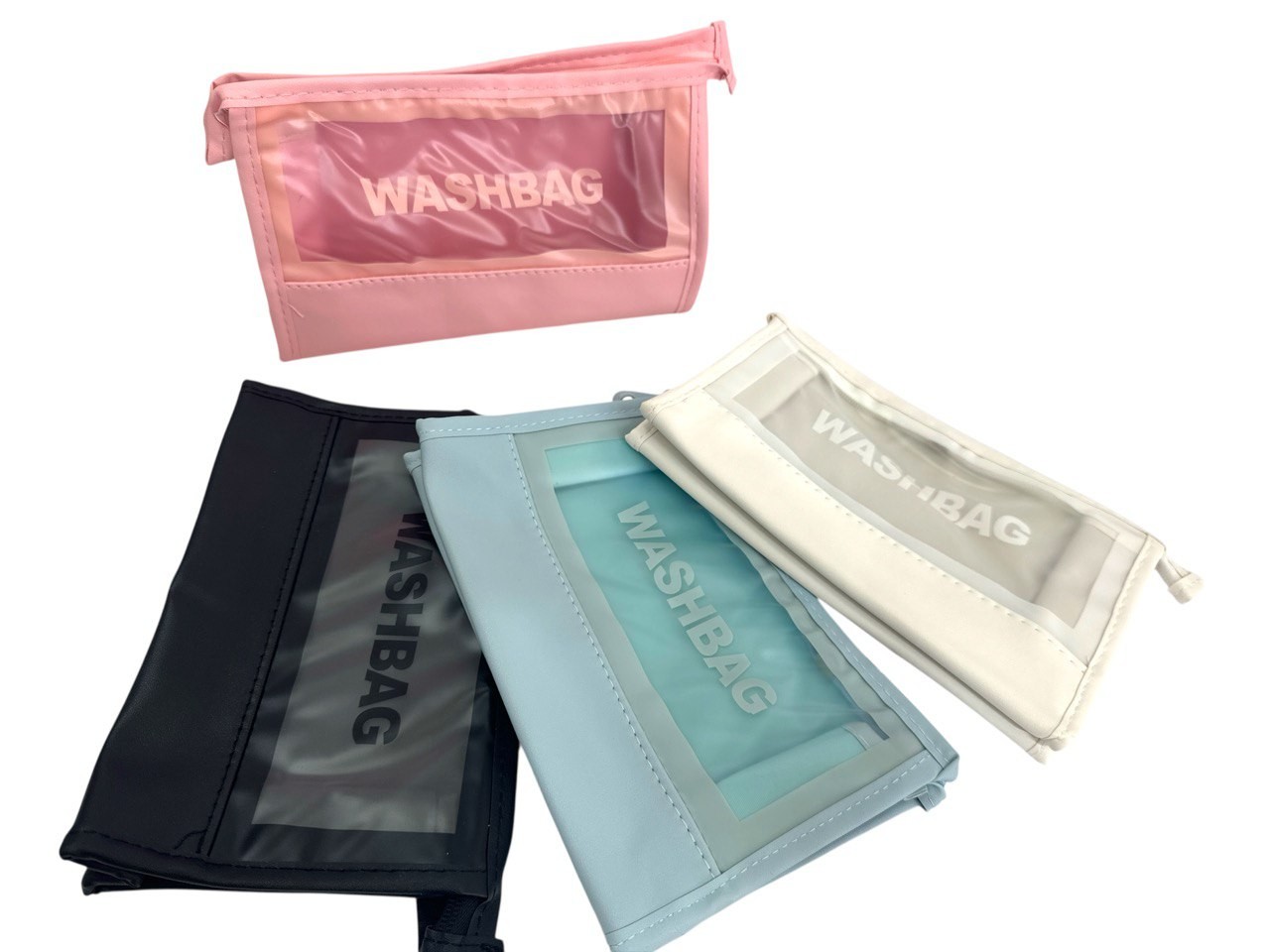 Косметичка дорожня мал. пвх 4кол. 12шт в упак (22*14*6,5)см №809 (360) (шт)