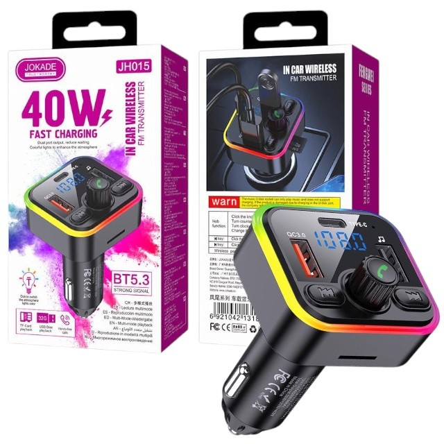 ФМ Модулятор JOKADE JH015 PD40W (шт)