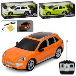 Машина 3826A (6шт) р/к, акум, 35см, світло, гумові колеса, USBзарядне, 3 кольори, в кор-ці, 41,5-15- (шт)